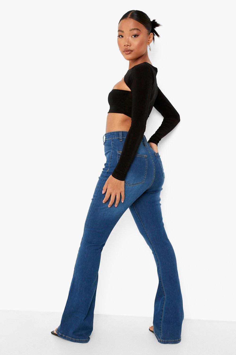 Jean flare pour petite hot sale